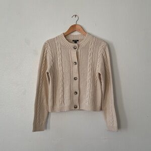 Wild Fable Cable Knit Cardigan Button Up Sweater